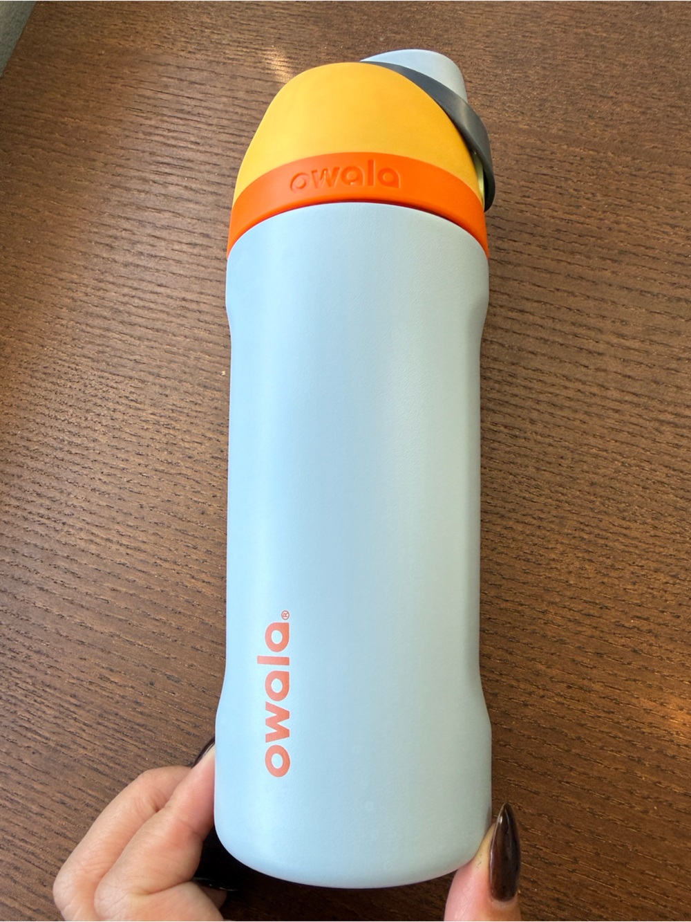 Owala 16oz Kids' FreeSip Stainless Steel Water Bottle - Day Dreams Blue